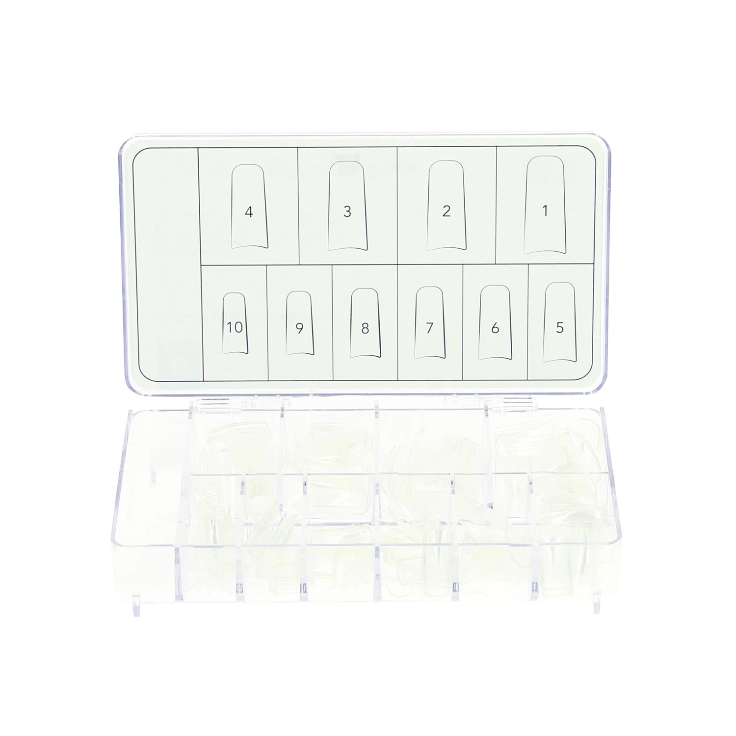 250 Capsules Professionnelles Transparentes 3 250 Capsules Professionnelles Transparentes