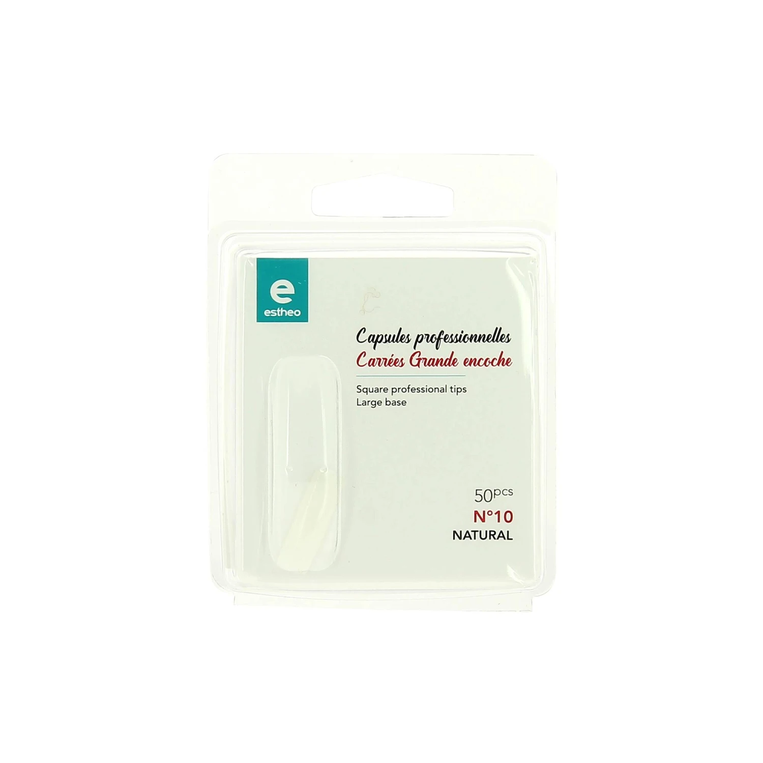 50 Capsules Prof. Universelles Carrees N°10 Grande Encoche Naturel 3 50 Capsules Prof. Universelles Carrees N°10 Grande Encoche Naturel