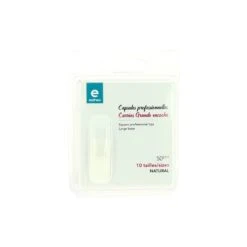 50 Capsules Professionnelles Universelles Carrées Grande Encoche - Naturel