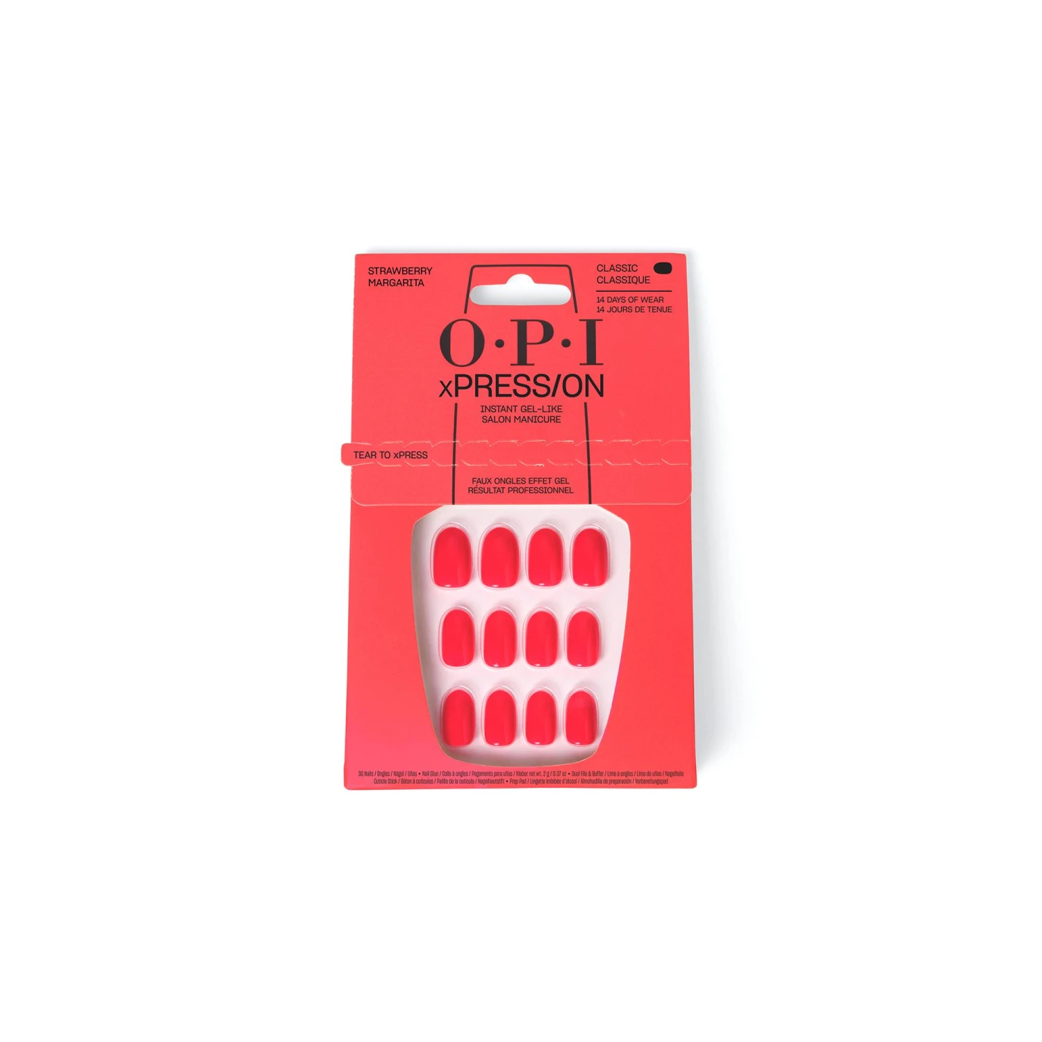 OPI Faux-ongles XPRESS/ON - Strawberry Margarita / 2g 4 OPI Faux-ongles XPRESS/ON - Strawberry Margarita / 2g – Image 2