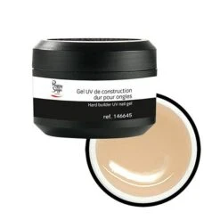 Gel UV De Construction Dur Medium Pour Ongles Transparent 50g