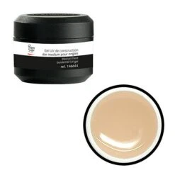 Gel UV De Construction Dur Medium Pour Ongles Transparent 15g