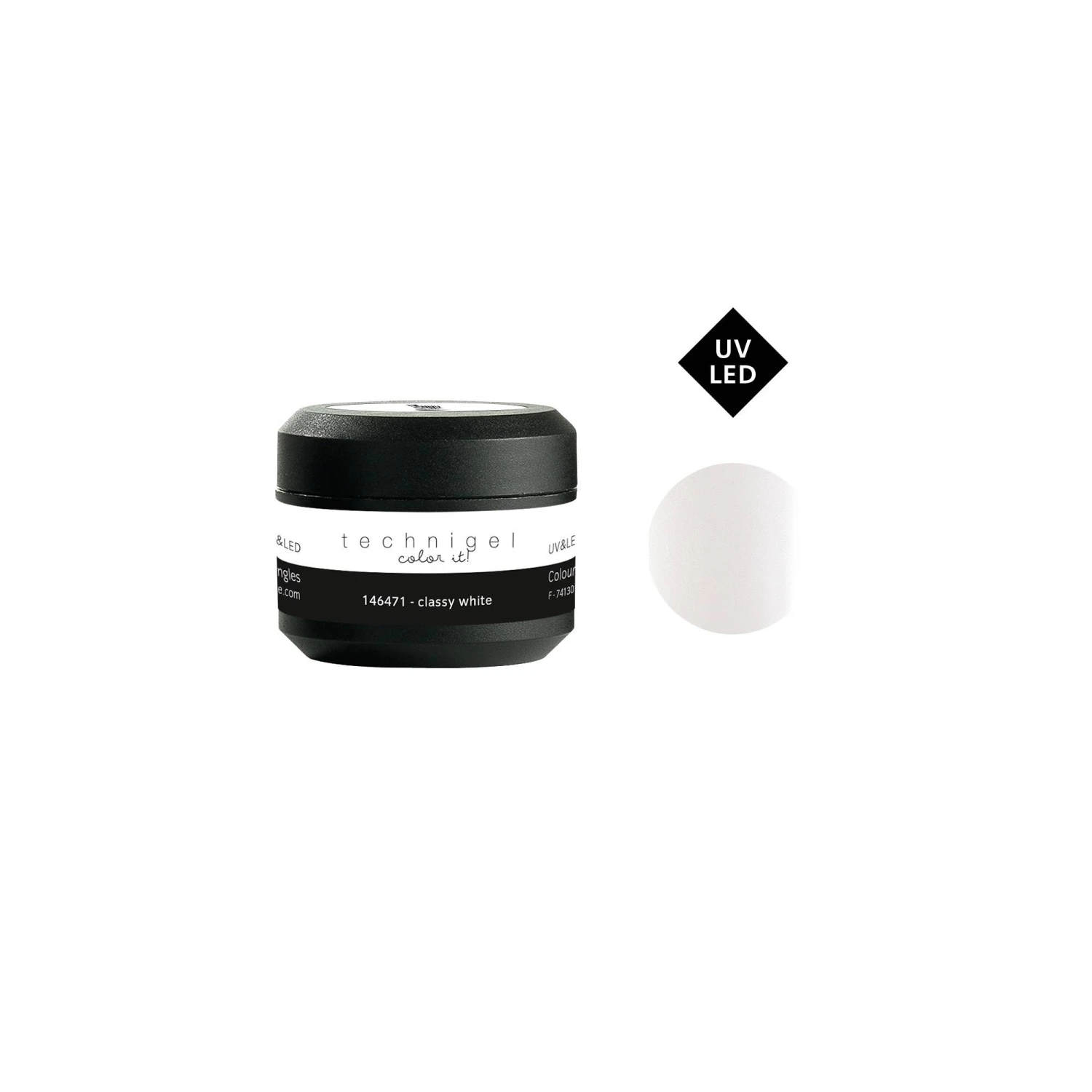 Gel UV&LED De Couleur Pour Ongles Classy White / 5g 6 Gel UV&LED De Couleur Pour Ongles Classy White / 5g – Image 4