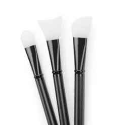 Kit De 3 Spatules En Silicone Cuillère Biseautée Et Courbée -Beauté Elly Boutique kit 3 spatules cuillere biseautee courbe silicone 2