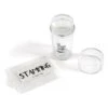 Kit Racloir & Tampon Stamping Transparent -Beauté Elly Boutique kit racloir tampon stamping transparent