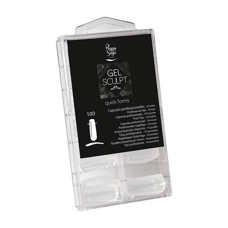Lot De 100 Capsules Professionnelles Quick Forms - Gel Sculpt 4 Lot De 100 Capsules Professionnelles Quick Forms - Gel Sculpt – Image 2