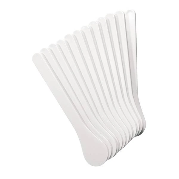Lot De 12 Spatules Hygièniques En Plastique Blanche 15.5cm 3 Lot De 12 Spatules Hygièniques En Plastique Blanche 15.5cm