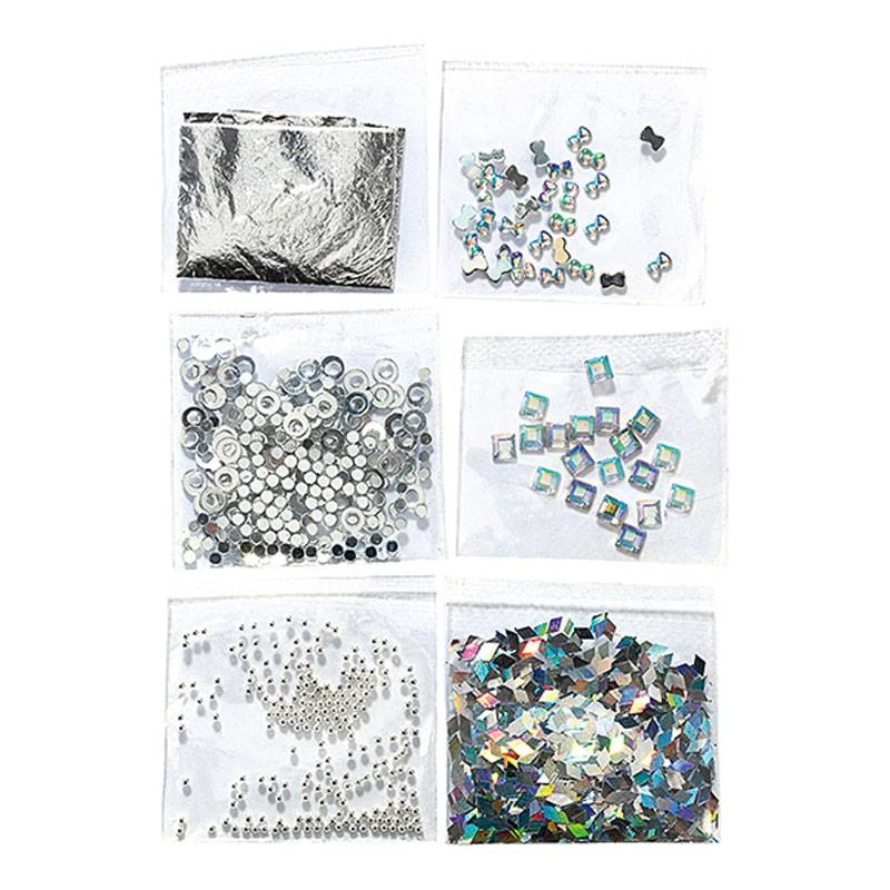 Nail Art Kit Argent 3 Nail Art Kit Argent