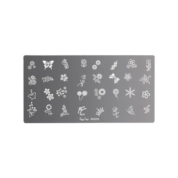 Plaque De Stamping Nail Art Flowers 3 Plaque De Stamping Nail Art Flowers