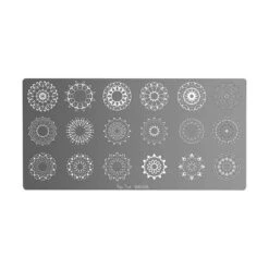 Devant -Beauté Elly Boutique plaque de stamping nail art mandala mini 1