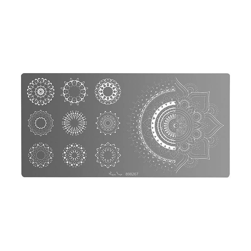 Plaque De Stamping Nail Art Mandala 3 Plaque De Stamping Nail Art Mandala