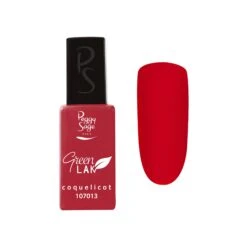Vernis Longue Tenue Green LAK - Coquelicot / 11ml -Beauté Elly Boutique vernis a ongles green lak coquelicot 1